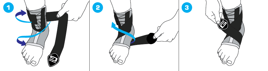 How To Apply - 164 Stabilized Ankle Support
