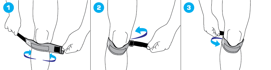 How To Apply - 886 Patella Band