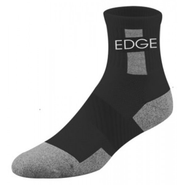 Edge Diabetic / Therapeutic Socks Black (Ankle Length)